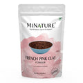 minature French Pink Clay powder| 227g(8 oz) (¨ö pound) | Montmorillonite Pink-Clay | French Rose Clay | Face mask | natural powder