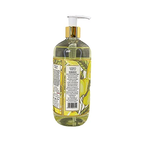 ? Luxury Liquid Hand Soap: Hypoallergenic, Sulfate-free, Regenerating, Moisturizing & Gently Cleansing Liquid Soap, 16.9 Fl Oz (Tuscan Lemon)