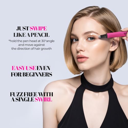 Gorilla Technique Eyebrow & Facial Trimmer for Women, Painless 2 in 1 Eyebrow Razor & Facial Hair Remover for Upper Lip, Chin & Peach Fuzz for Smooth Skin, K-Beauty Inspired Korean Skin Care