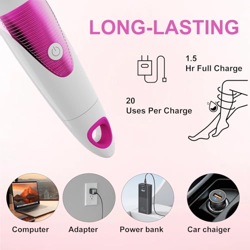 Electric Shaver for Women,Portable Lady Razor,Wet & Dry Use