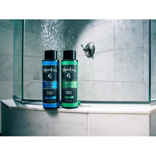 Maestro's Classic BATH WASH - Conditioning Bath Wash, Cleans and Hydrates, Mark of Man Blend, 16 Ounce