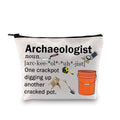 GJTIM Archaeologist Definition Makeup Bag - Anthropology Archaeology Artifact Gift for Students Graduation