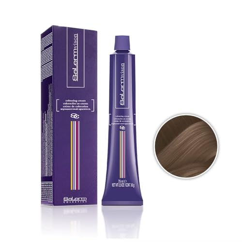 Salermvison Hair Coloring Cream #7.722 Ice Brown, 2.3 Ounce
