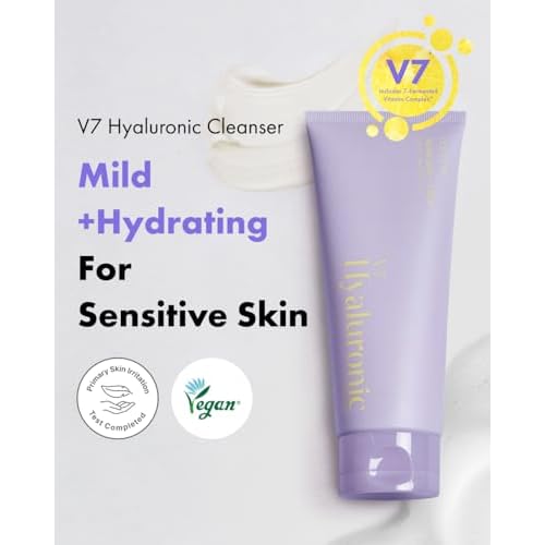 It'S SKIN V7 Hyaluronic Cleanser 5.07 fl oz | Face Hydrating Moisturizer & Face Cleanser | Vegan Face Wash & Facial Skin Care Products | Moisturizing Face Wash & Gentle Face Cleanser for Women