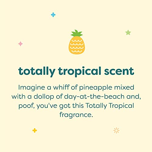 Babyganics SPF 50 Kids Mineral Sunscreen Roller Ball,Totally Tropical | UVA UVB Protection | Octinoxate & Oxybenzone Free-| Water Resistant-| (3 ounce),(Pack of 4)