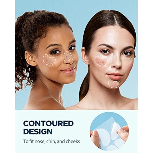 LitBear Large Acne Pimple Patches, 6 Sizes 100 Patches for Large Breakouts, Acne Patches for Face, Chin or Body, Acne Spot Patch with Tea Tree & Calendula Oil, Hydrocolloid Bandages for Acne Skin