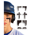 48 Pairs Eye Black Stickers, Breathable Sports Eye Strips Baseball Football Softball Face Eyeblack Stickers for Party Game Sport Supplies, Baseball Mom Accessories