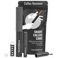 SandBar Ultimate Callus Remover Set - 4" & 8" Files with Moisturizing Salve Balm Stick - Elevating Athletes, Weightlifters & Rock Climbers for Smoother Hands & Feet - Gold (Black) (Flat Black Bundle)