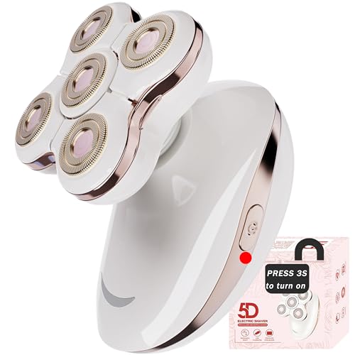 Electric Razors for Women Legs: Rechargeable Shaver with Detachable Head - Waterproof Wet Dry Lady Hair Remover - Applicable to Legs and Arms