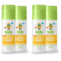 Babyganics SPF 50 Kids Mineral Sunscreen Roller Ball,Totally Tropical | UVA UVB Protection | Octinoxate & Oxybenzone Free-| Water Resistant-| (3 ounce),(Pack of 4)