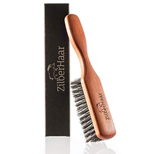 ZilberHaar Beard Grooming Basic Bundle - Soft Regular Brush + 1oz Beard Oil + Beard Comb