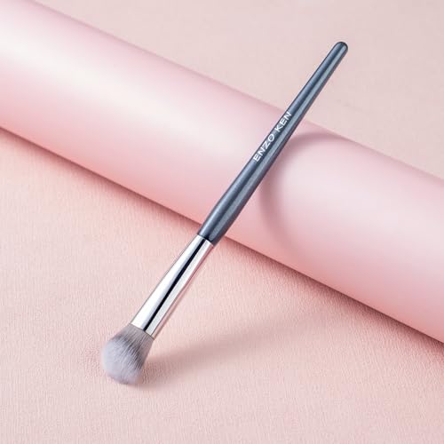 Angled Kitten Paw Concealer Brush Under Eye, Concealer Brush, Nose Contour Brush, Small Concealer Brushes for Makeup, Under Eye Makeup Brush, Under Eye Brush, Concealer Makeup Brush - 10M01