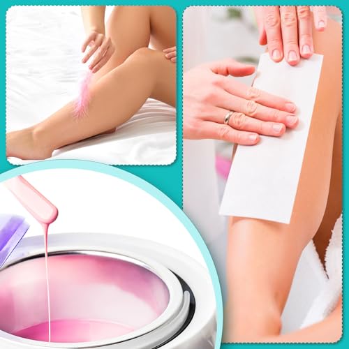 BBTO 2 Pcs Wax Pot Wax Melt Warmer Replacement Inner Pot Liner 14oz Metal Tin 4'' Portable Hair Removal Waxing Bowl Container for 500 ml Hair Removal Machine