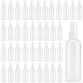 50 PCS 30ml 1oz Clear Spray Bottles, Small Plastic Fine Mist Spray Bottles Bulk, Empty Refillable Travel Size Containers for Essential Oils, Hair Perfume Liquid