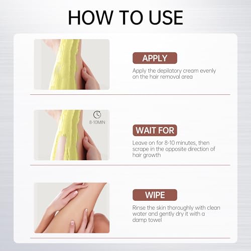 VGO Painless Bikini Gel for Women & Men, Unwanted Hair Removal for All Skin Types, 120ml / 4.06oz