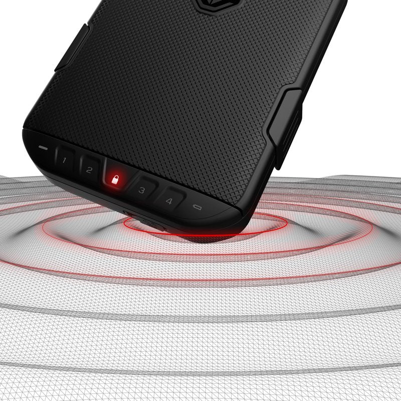 Weather-Resistant Lockable Portable Case with Built-In Lock and TSA Compliance