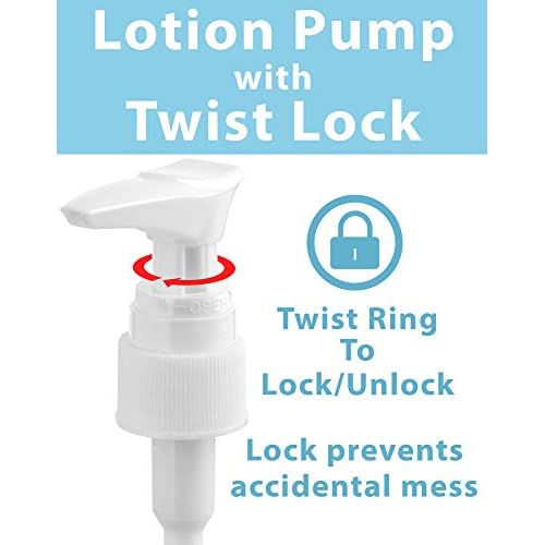 (12 Pack) 2 oz Blue Cobalt Glass Boston Round Bottle with White Lotion Pump