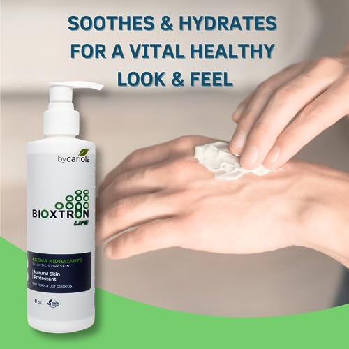 Bioxtron Life Moisturizing Cream for DB Dry Skin - Skin Moisturizing - Natural Skin Protectant - Support Tired Legs - Refreshes & Tones - Aloe Vera - Arnica Oil - Chamomile - 8 oz