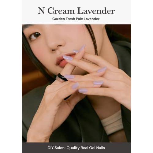 ohora Semi Cured Gel Nail Set of 2 (Pro Easy Peel Remover & N Cream Lavender) - Professional Salon-Quality Nail Care