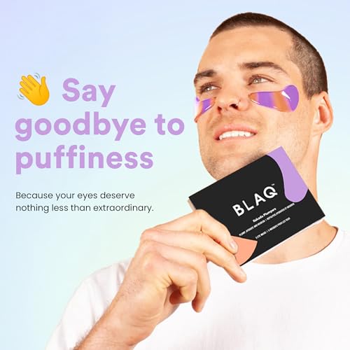 BLAQ Kakadu Plumpers Premium Under Eye Patches for Dark Circles and Puffiness. Australian Native Plum Extracts, Vegan and Cruelty-Free,15-Pack