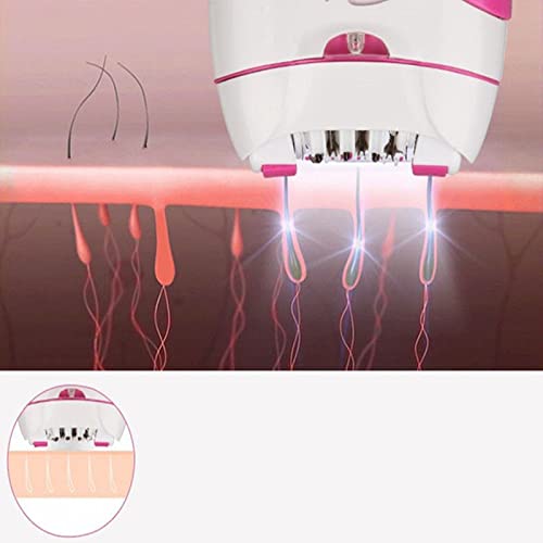 Rechargeable Hypoallergenic Portable Electric Hair Epilator for Smooth Hair Removal