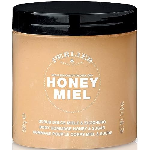 Perlier Honey Miel Scrub Corpo Dolce Miele e Zucchero Gommage Corpo 500gr, Made in Italy [Italian Import]