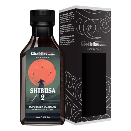 The Goodfellas' smile Alcohol-Free Soothing Aftershave Splash/Tonic, Made in Italy, 100 ml, 3.38 oz (Bergamot Orange, Musk & Cedar/SHIBUSA 2)