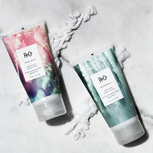 R+Co HIGH DIVE Moisture + Shine Cr?me | Leave-In Hydrating Cream for Smooth, Frizz-Free Hair | Adds Softness, Shine & Manageability | Vegan & Color-Safe