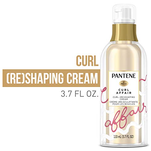 Pantene Sulfate Free Curl Affair Curl (Re) Shaping Cream w/ Blackcurrant, 3.7 oz, 2.904 Fl oz