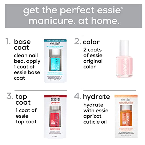 essie Nail Care, Matte About You Top Coat, Vegan, Mattifying Nail Polish, 0.46 fl oz