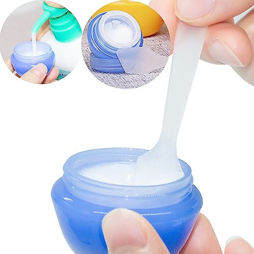 100 Pack Cosmetic Spatulas, Small Plastic Spoon for DIY Facial Mask Stick, Face Cream, Crafts, Disposable Makeup Spatula, Multipurpose Mini Applicator for Mixing, Skincare, Sampling, Waxing