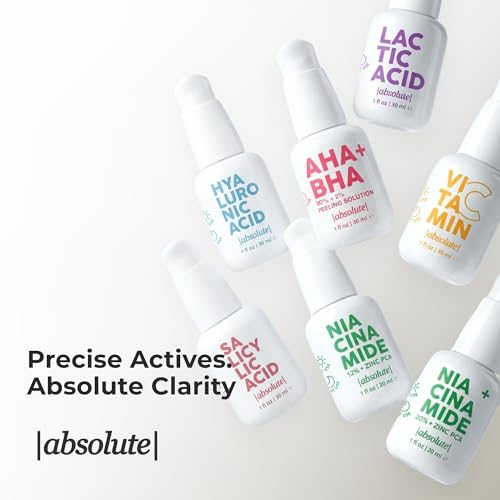 Absolute Salicylic Acid Serum 1% - Exfoliating Serum for Refined Pores & Smoother Looking Skin