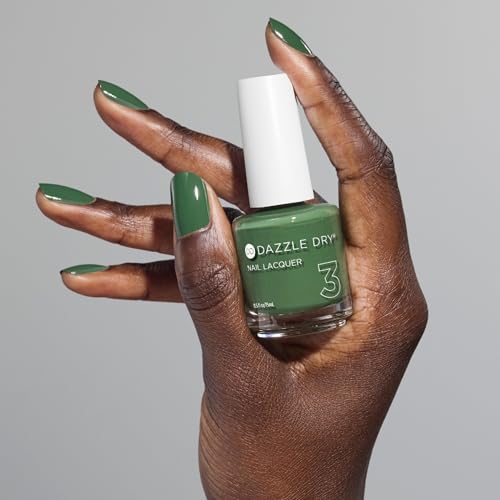 Dazzle Dry Nail Lacquer (Step 3) - Fern - A fern green. Full coverage cream. (0.5 fl oz)