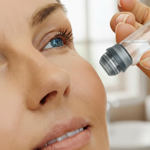 Micro Infusion Needles System for Face Skin Care, 0.25mm Microneedling Derma Roller Stamp Serum Applicator for Women & Men