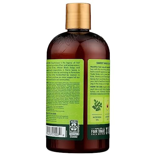 SHEA MOISTURE Moringa Avocado Power Greens Shampoo, 13 FZ