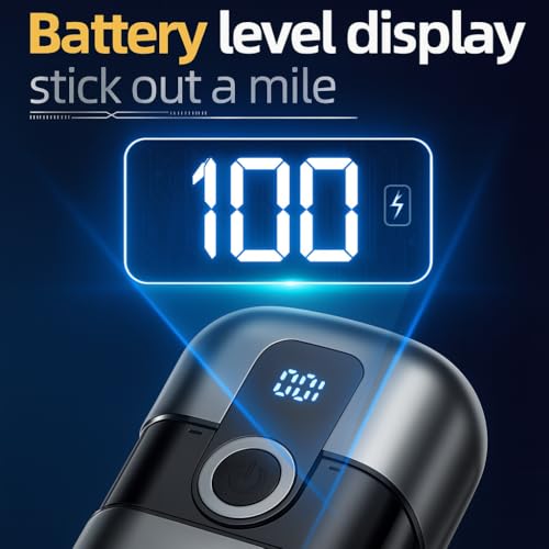 2025 New Electric Cordless Waterproof Shaver for Men Painless Quick Charge TravelReady Wet Dry Portable mini Shaver