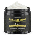 2-in-1 Hair Mask & Beard Conditioner for Men ? Deep Conditioning Beard Mask with Keratin & Hyaluronic Acid ? Men's Hair & Beard Treatment ? 6.7 oz