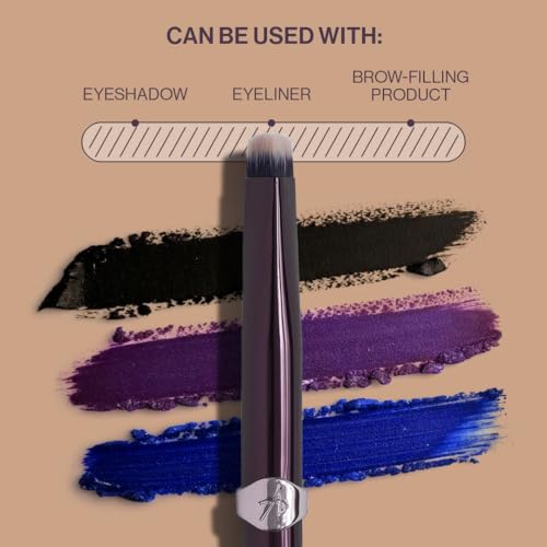 Anisa Beauty Eye Pinnacle Detail Brush ? Precision Brush for Eyeshadow, Eyeliner, and Brow Definition ? Soft, Synthetic Fibers for Targeted Application