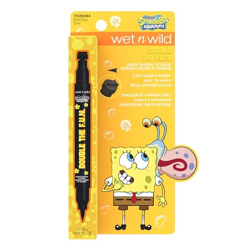 wet n wild Spongebob Double The F.U.N. Liquid Eyeliner & Stamp - Best Day Ever