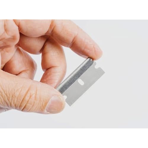 Single Edge Razor Blades - Two 10 Packs - 20 Blades - Heavy Duty SK5 Steel Utility Razor Blade Replacement in Convenient Storage Box