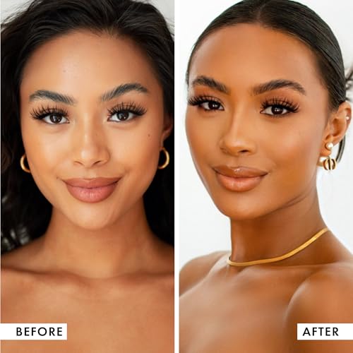 ICONIC LONDON Prep-Set-Tan Glow | Shimmering Self Tanning Facial Mist with Hyaluronic Acid, Cruelty-Free, Vegan Makeup, 2.53 Fl oz