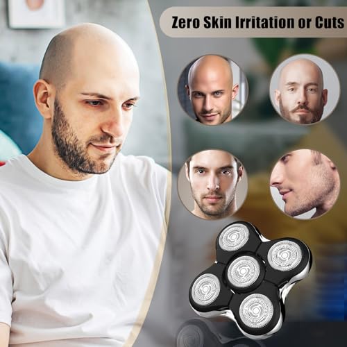 Shaver Replacement Head Compatible with Remington Electric Shaving Model SPR-XR7000,for Bald Men.(3packs)