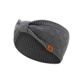 Hurley Women's Topanga Headband - One Sized Soft Novelty Knit Headbands for Women - Cute Hair Band and Womens Accessories, Charcoal Heather