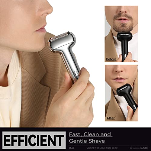 yoose Electric Shaver Replacement Head for Triple Foil Shaver & Sphyrna Foil Shver, Black
