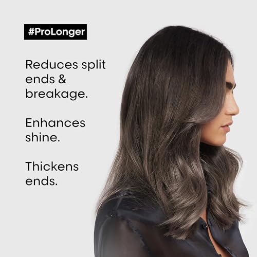 L'Or?al Professionnel Paris Pro Longer Heat Protectant Cream - For Thinned Hair, Fills and Visibly Reduces Appearance of Split Ends, Provides Thicker Hair and Shine