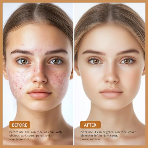 Hush Glow Foundation, Foundation for Older Women, Mushroom Head Air Cushion CC Cream BB Foundation, BB Cream Foundation Makeup Moisturizing Concealer Long-Lasting Full Coverage