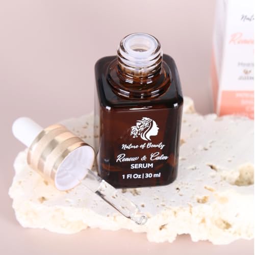 Vitamin C Serum ? Hyaluronic Acid Serum for Face with Vitamins C, E & Natural Extracts ? Restores, Smooths, Calms, Evens Skin Tone, Anti-Wrinkle ? 1 Oz