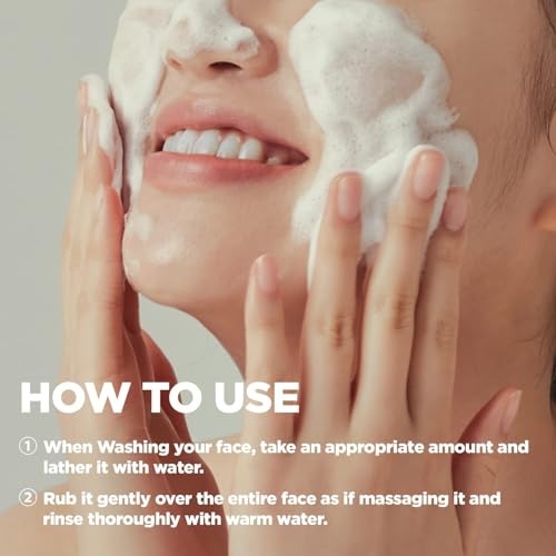 HYGGEE Soft Reset Green Cleansing Foam - Gentle Face Wash with Tea Tree Extract, Ultra Micro Bubbles Mild Facial Cleanser for Sensitive Skin - Soothes & Moisturizes Irritated, 5.07oz.