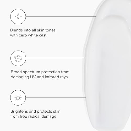DRMTLGY Moisturizer with SPF 46 & Anti Aging Clear Universal Tinted SPF & Facial Sunscreen 2 Pack - Broad Spectrum Protection Against UVA and UVB Rays