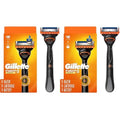 Gillette Fusion5 Power Razor for Men, 1 Gillette Power Razor Handle + 1 Blade Refill, (Pack of 2)
